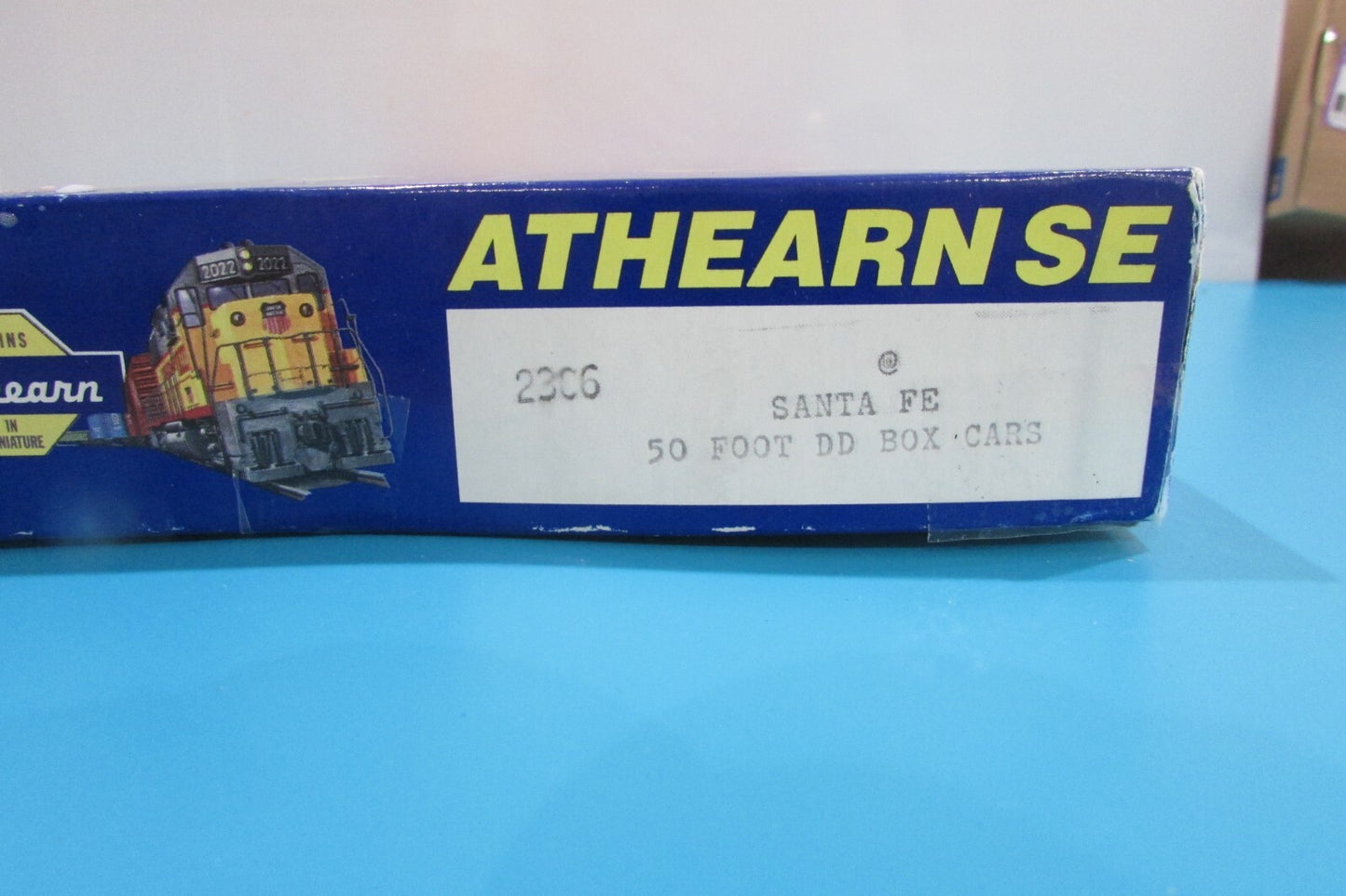 HO Scale Athearn 2306 50ft DD Box Cars Set Santa Fe Lot#0667