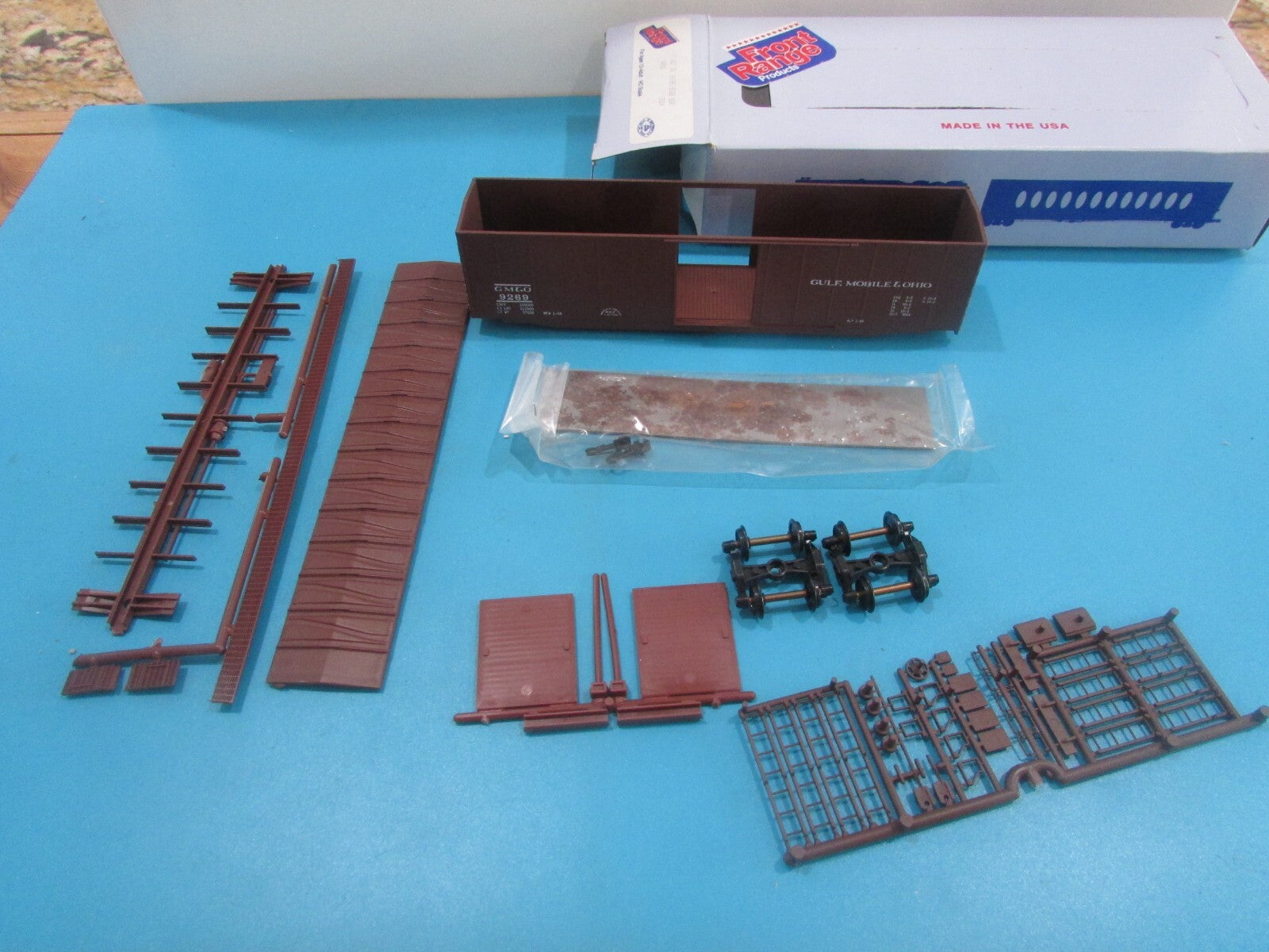 HO Scale Front Range Products 5024 Box Car Kit GM & O Lot#1471