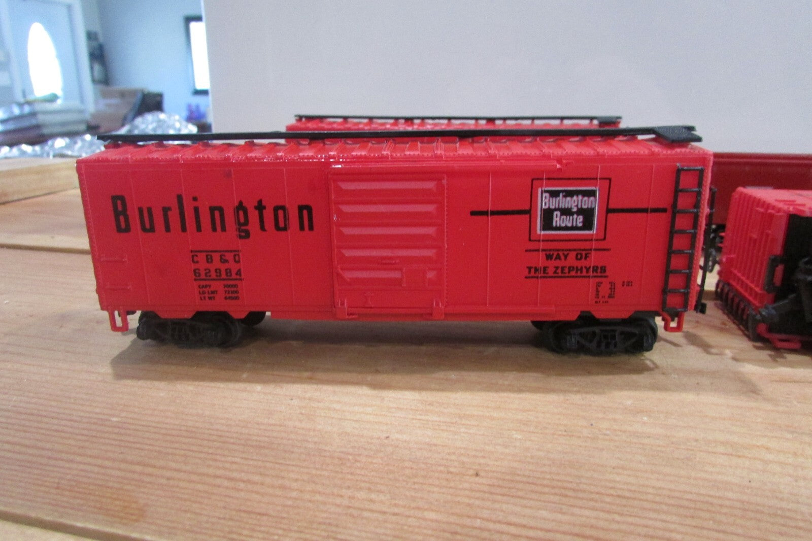 HO Scale (4) Assorted Freight Car Burlington (CB&Q) LOT#0123