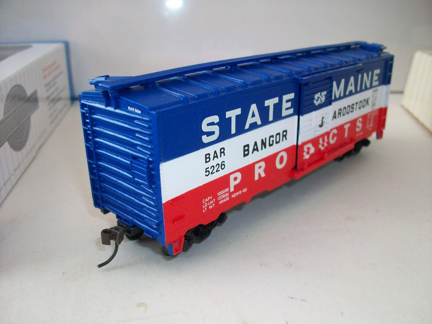 HO Scale Bachmann 17038 40' Boxcar Bangor & Aroostock