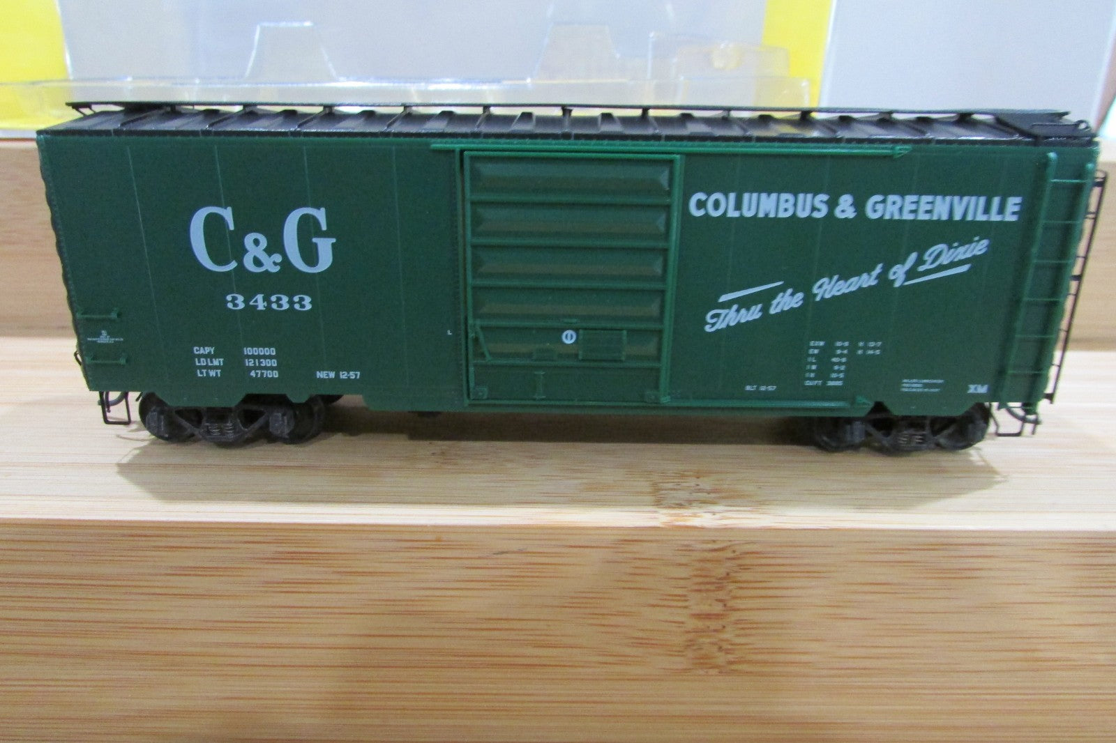 HO Scale Kadee Cars 5258 40'PS-1 Box Car Single 8' PS Road#3433 KD5022