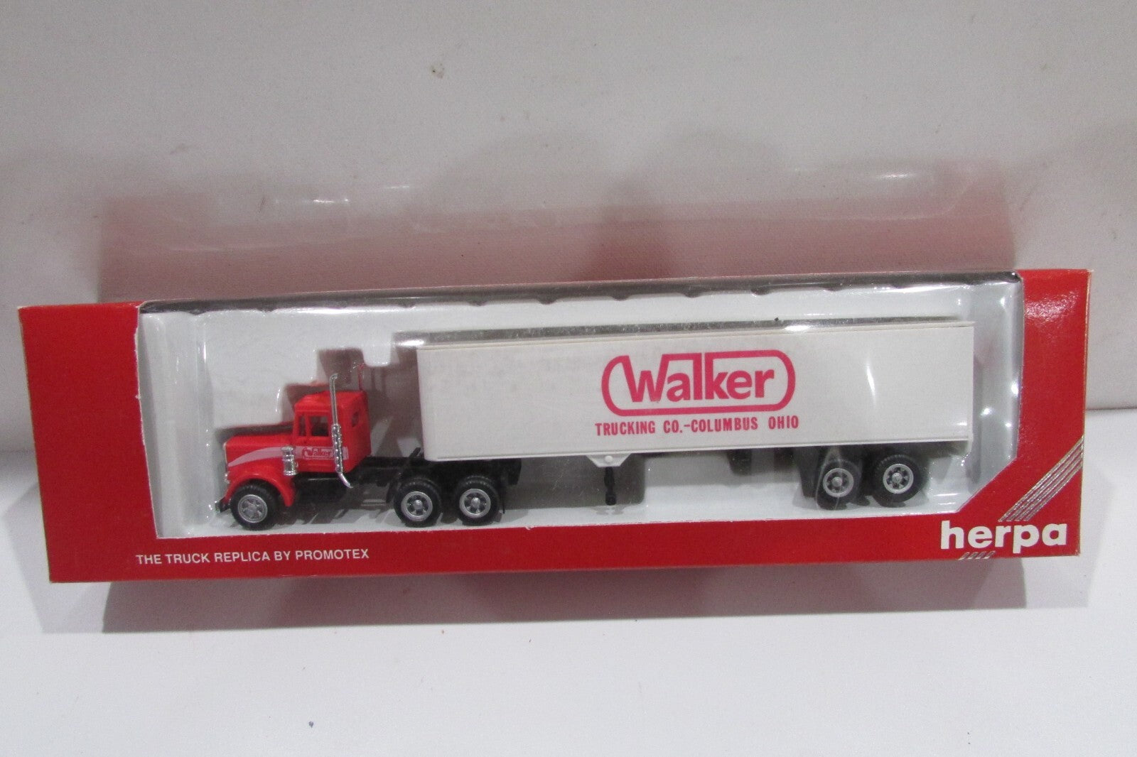 HO Scale Herpa 6064 Walker Trucking Co Columbus Ohio Tractor Trailer
