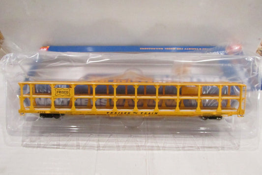 HO Scale Walthers (4) 89' Tri-Level Open Auto Rack St. Louis-San Francisco