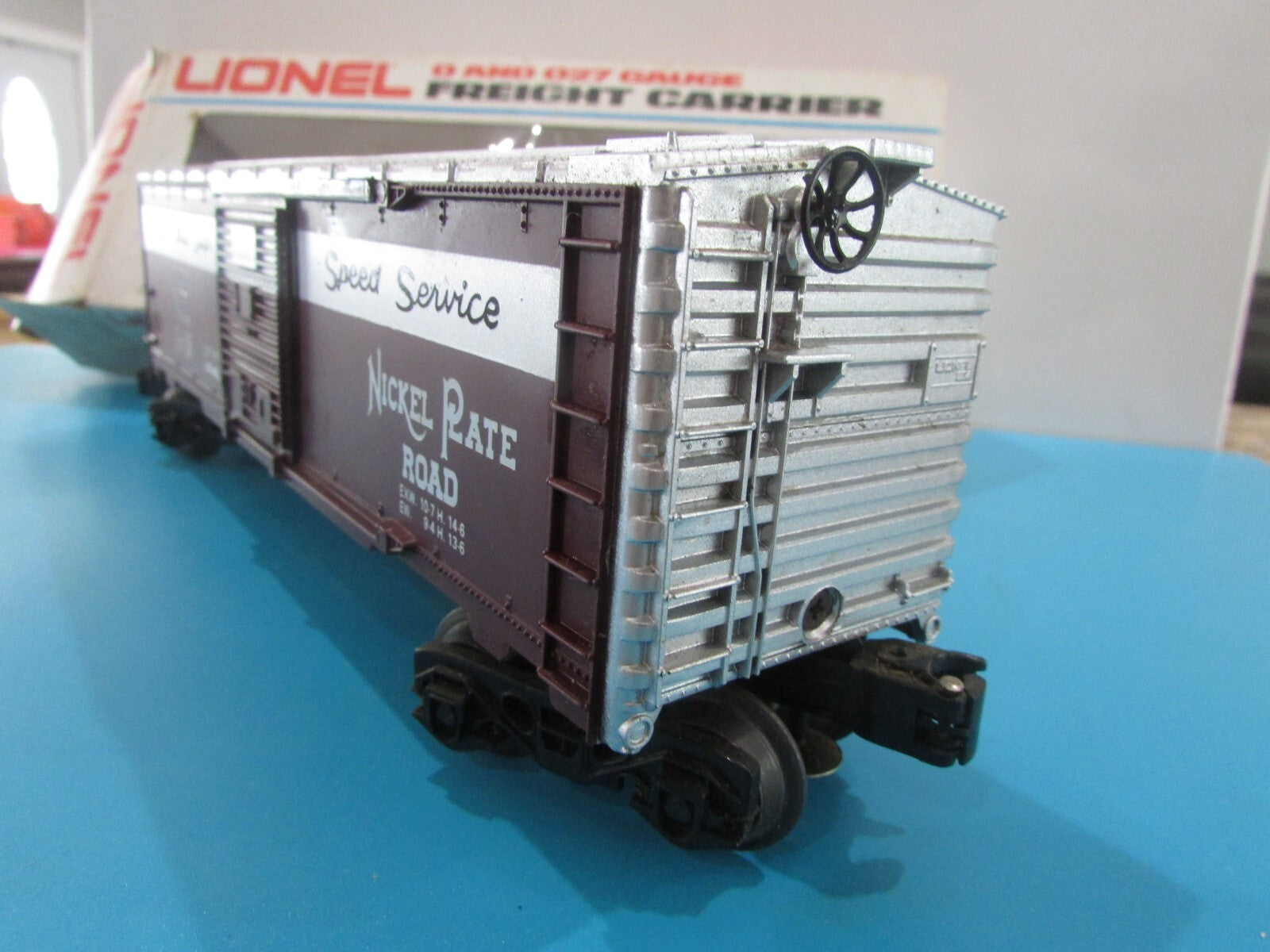 O Scale Lionel 6-9404 Nickel Plate Box Car Lot#1674