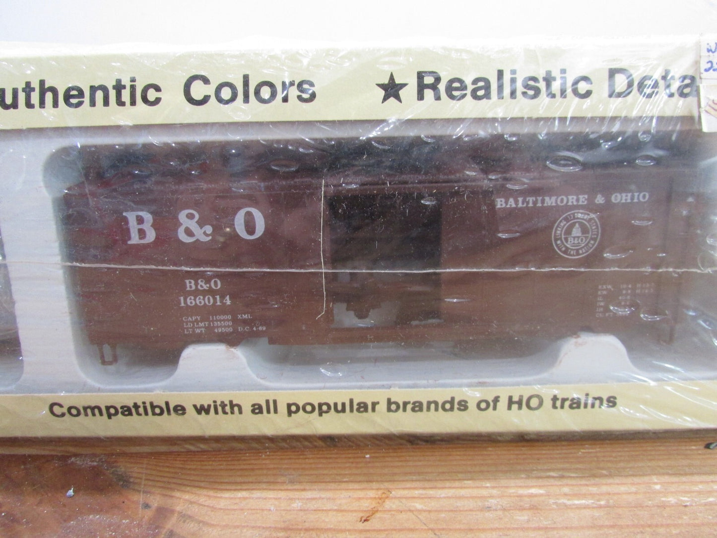 HO Scale Con-Cor 3pack set PS1 Boxcar Kits Baltimore & Ohio Lot# 3594