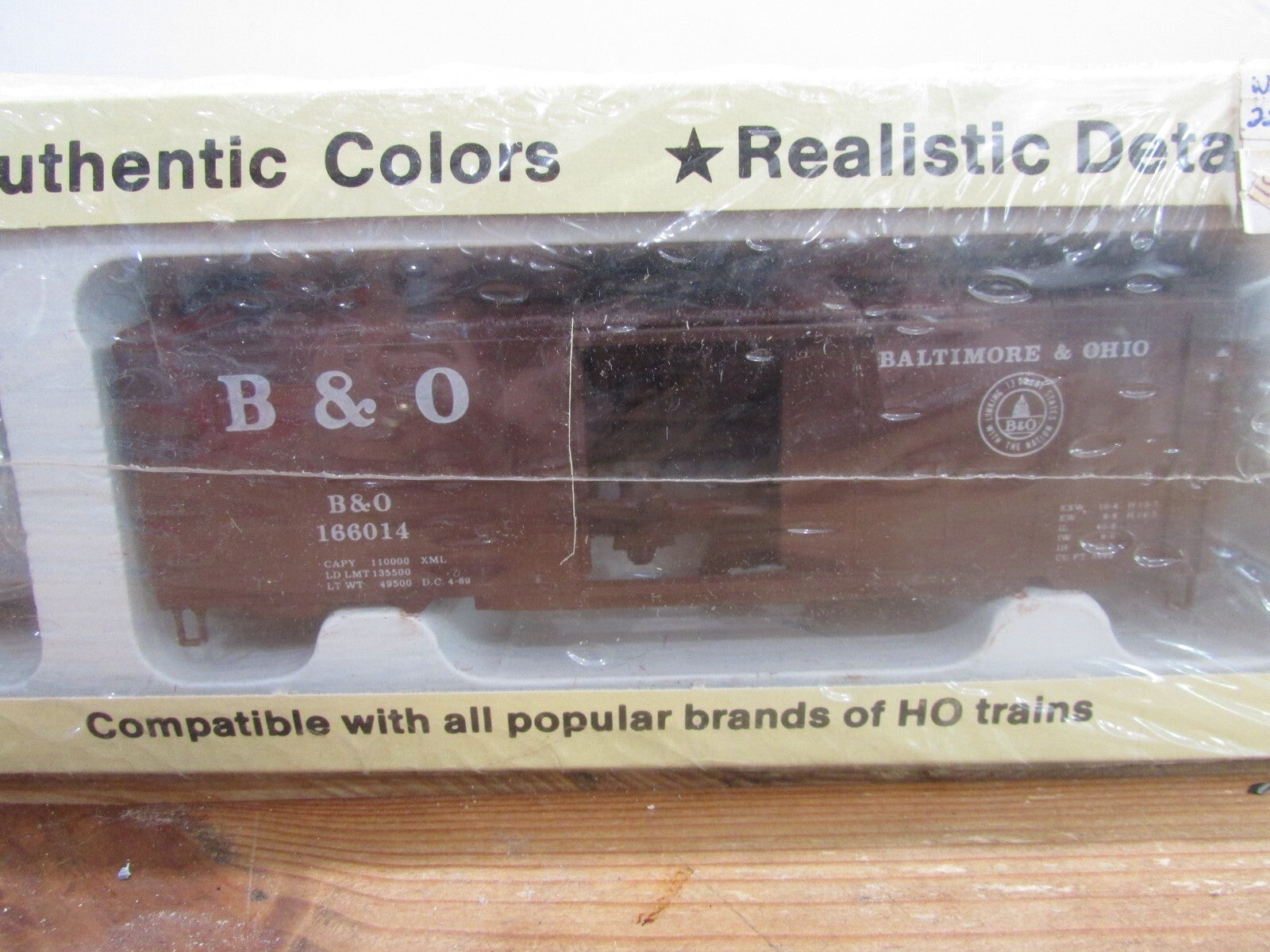 HO Scale Con-Cor 3pack set PS1 Boxcar Kits Baltimore & Ohio Lot# 3594