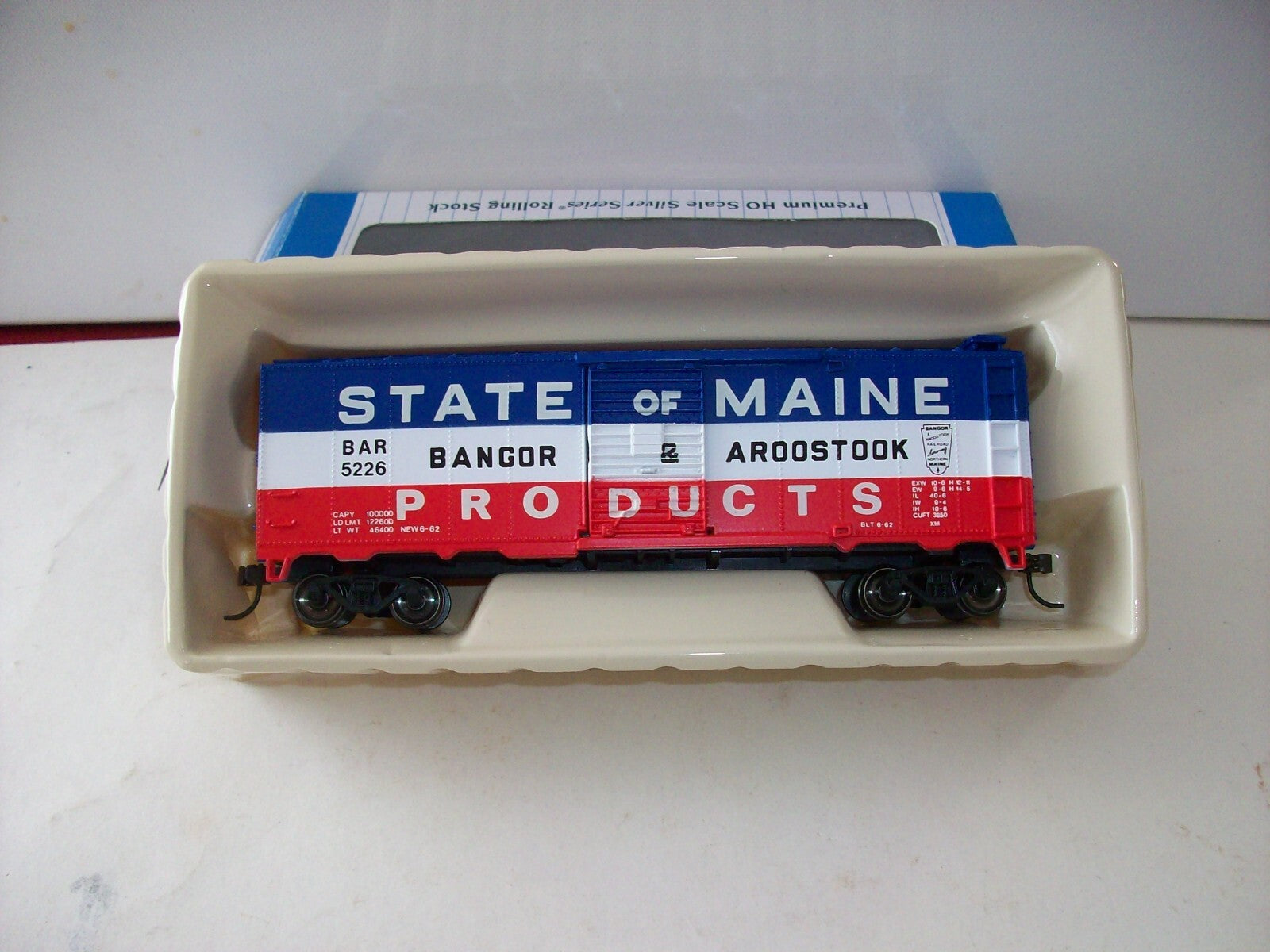HO Scale Bachmann 17038 40' Boxcar Bangor & Aroostock