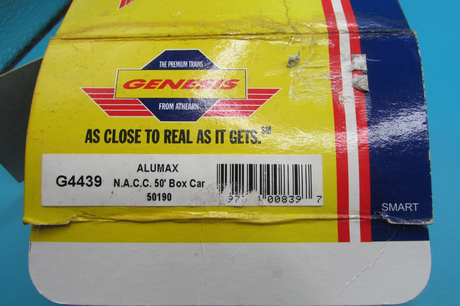 HO Scale Athearn G4338 50' P.C&F. Box Car Ext Post 10'-6' Plug Door  Lot#4418