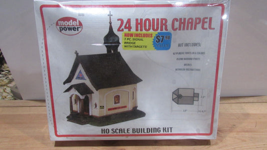 Ho Scale Model Power 298 24 Hour Chapel Kit Lot#0294