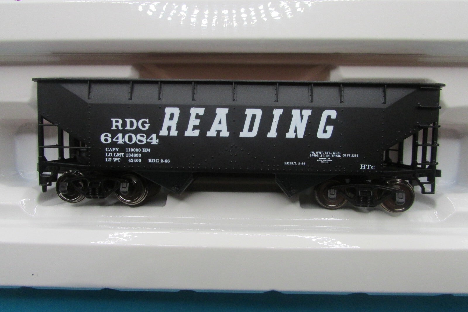 HO Scale Atlas 1860 (3) Assorted 2Bay Offset Side Hopper Cars Reading Lot#4460