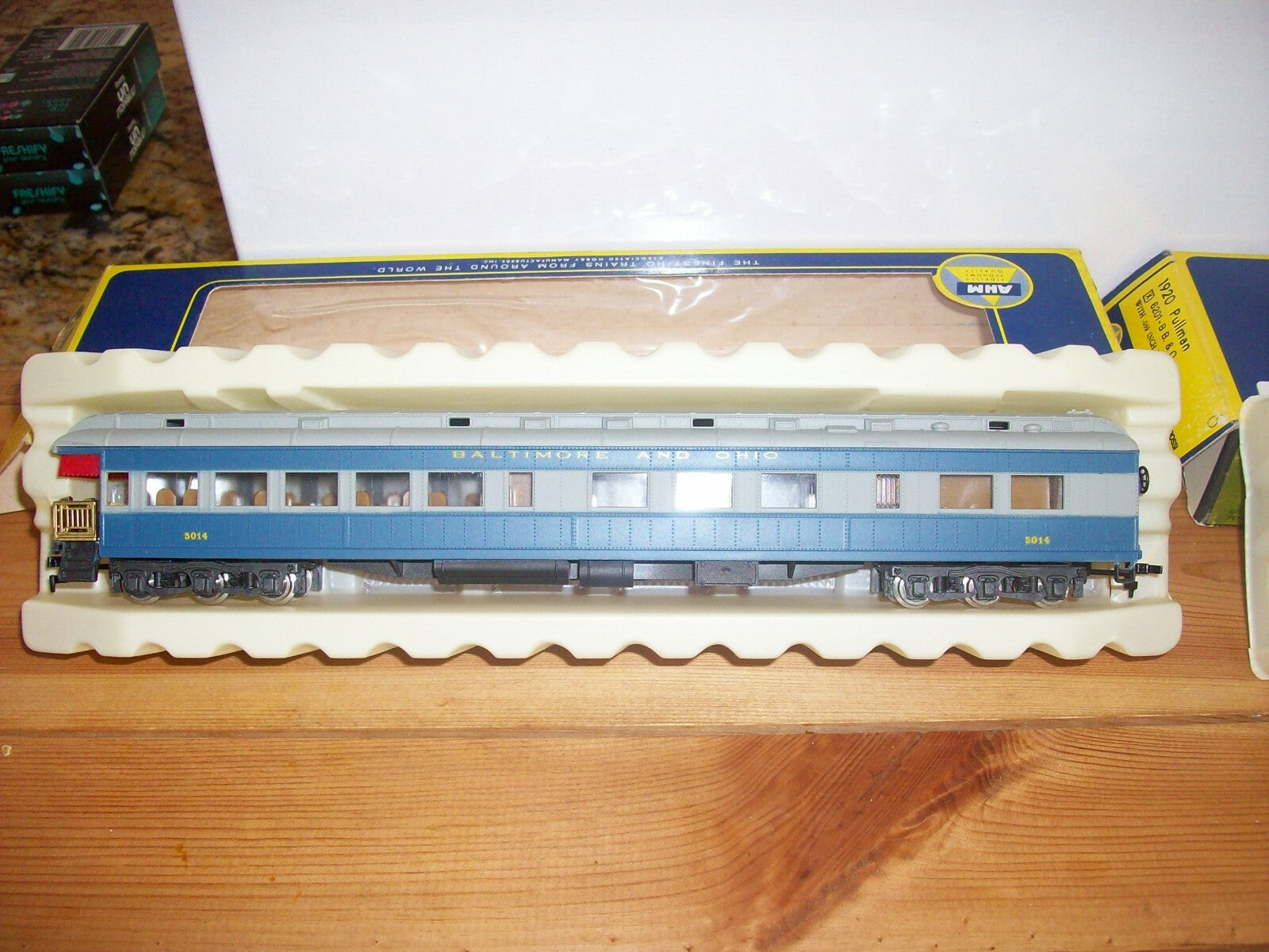 HO Scale (5)Rivarrosi,AHM Passenger Cars Bartimore & Ohio Lot#0398