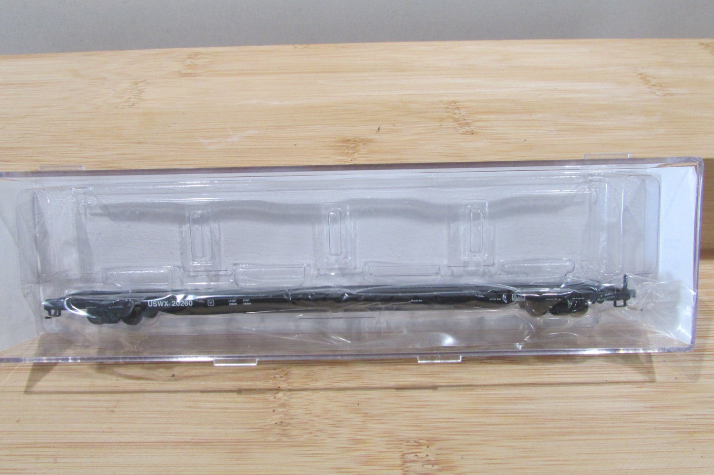 N Scale Atlas (3) 50-001-076 85' Trash Container Flat Car Lot#5073