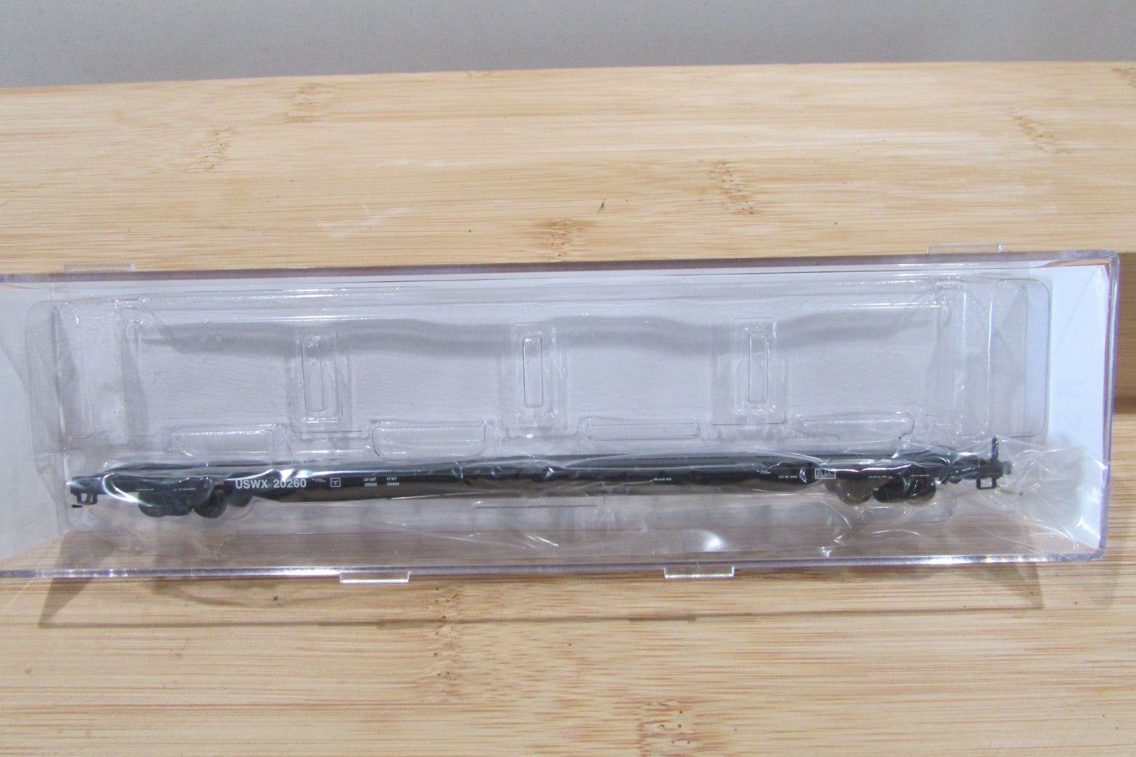 N Scale Atlas (3) 50-001-076 85' Trash Container Flat Car Lot#5073
