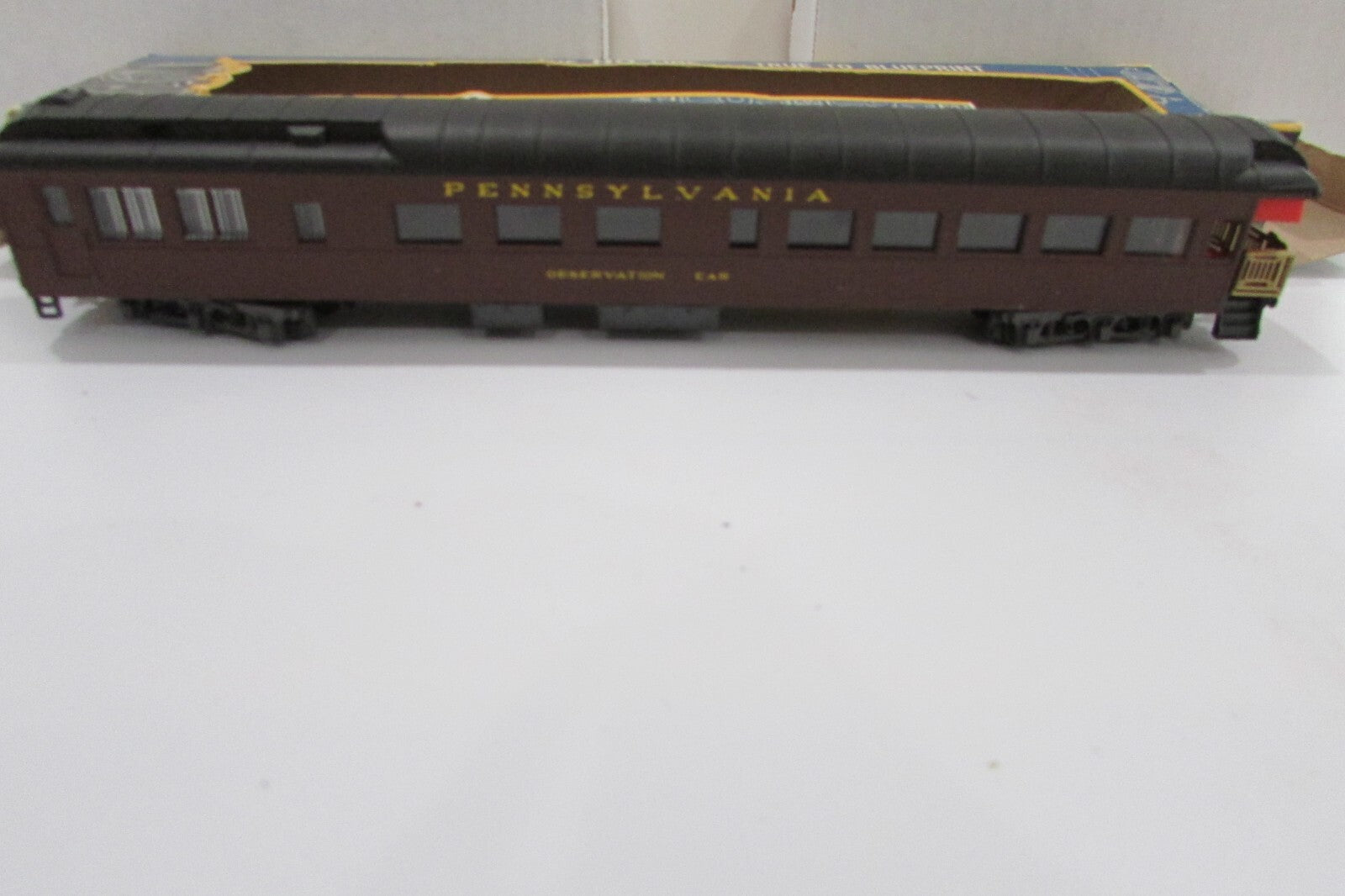 HO Scale AHM/Rivarossi Pennsylvania Observation Passenger Cars Lot#2856