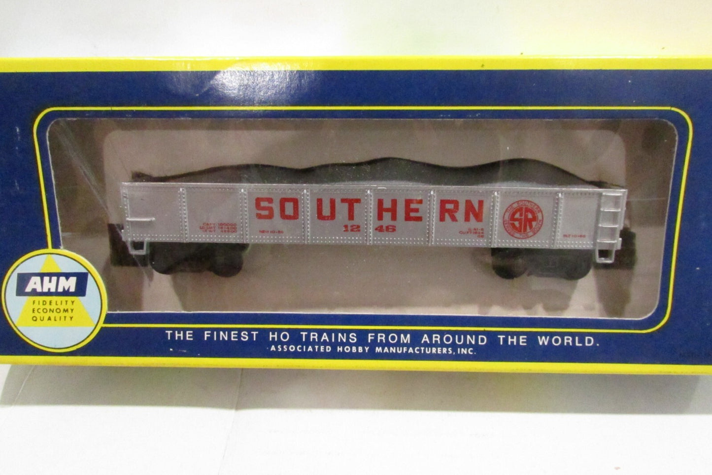 HO Scale AHM 5542 Gondola with Load Southern #1246
