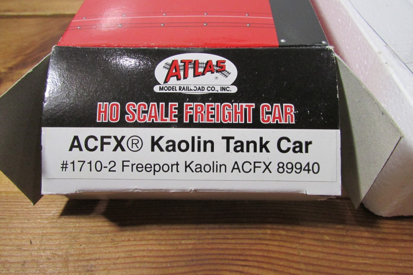 HO Scale Atlas 1710-2 ACFX Freeport Kaolin Tank Car #89940 Lot#4128