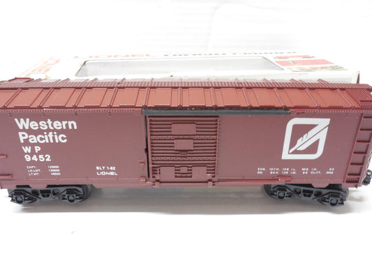  O SCALE  Lionel 6-9452  Wester Pacific Box Car