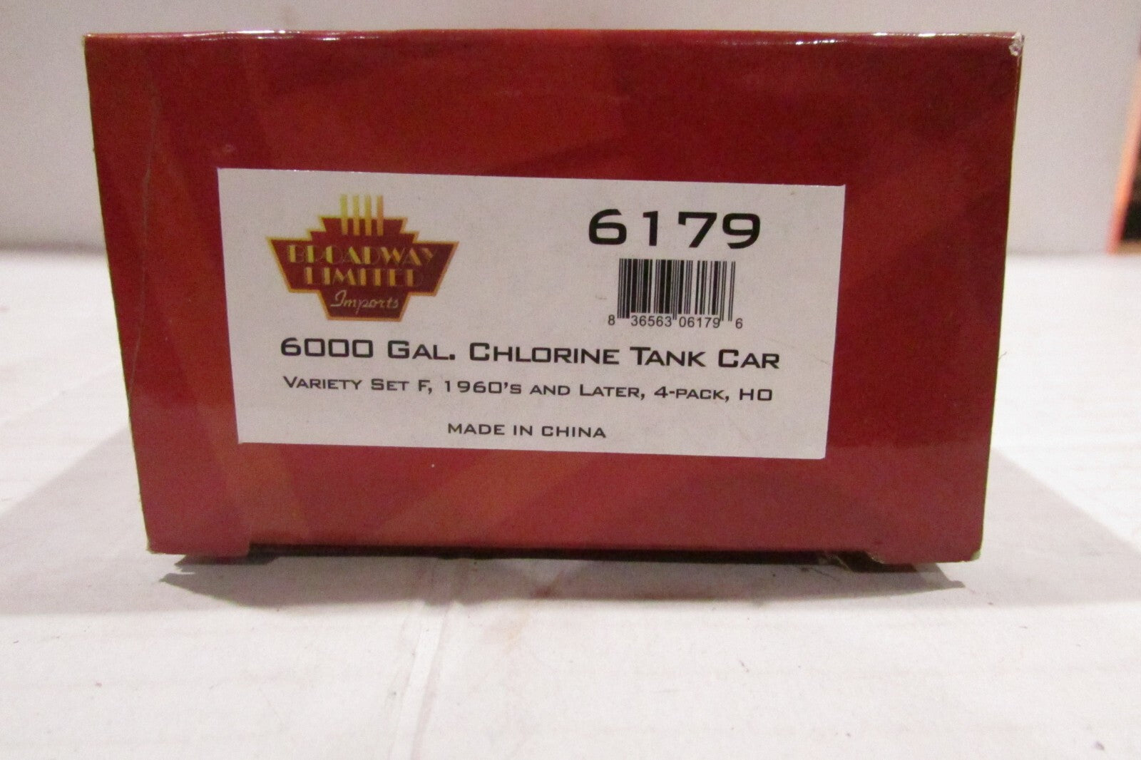 HO Scale Broadway Limited 6179 Variety Set F, 1960&Later Chlorine Tank Lot#4250