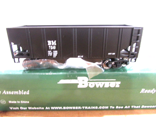 Ho Scale Bowser  41392 Boston & Maine 55Ton U Channel Hopper Car#7243