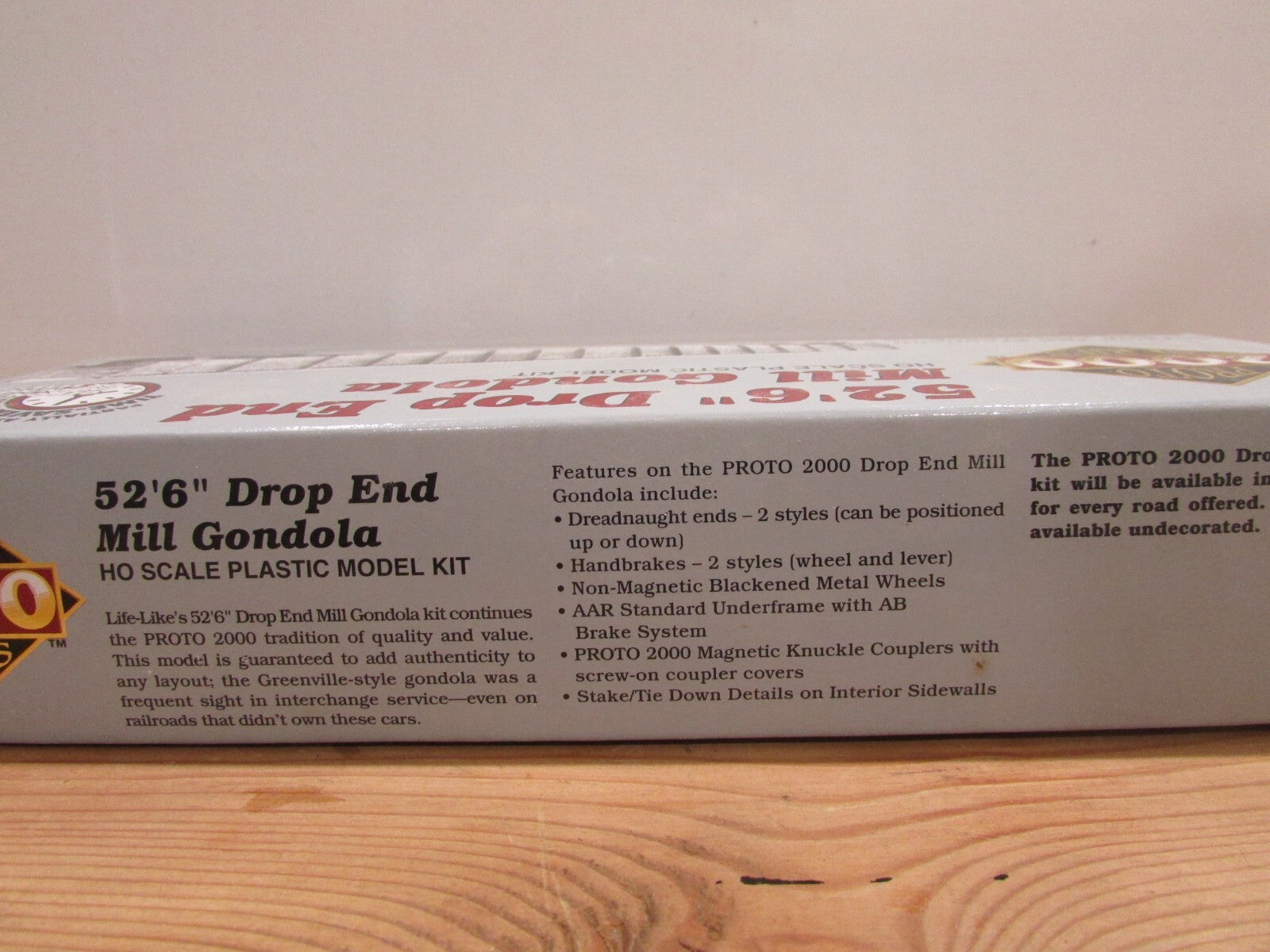 Ho Scale Proto 2000 #23644 52'6" Drop End Mill Gondola Kit "S.BUFFALO" Lot#1126