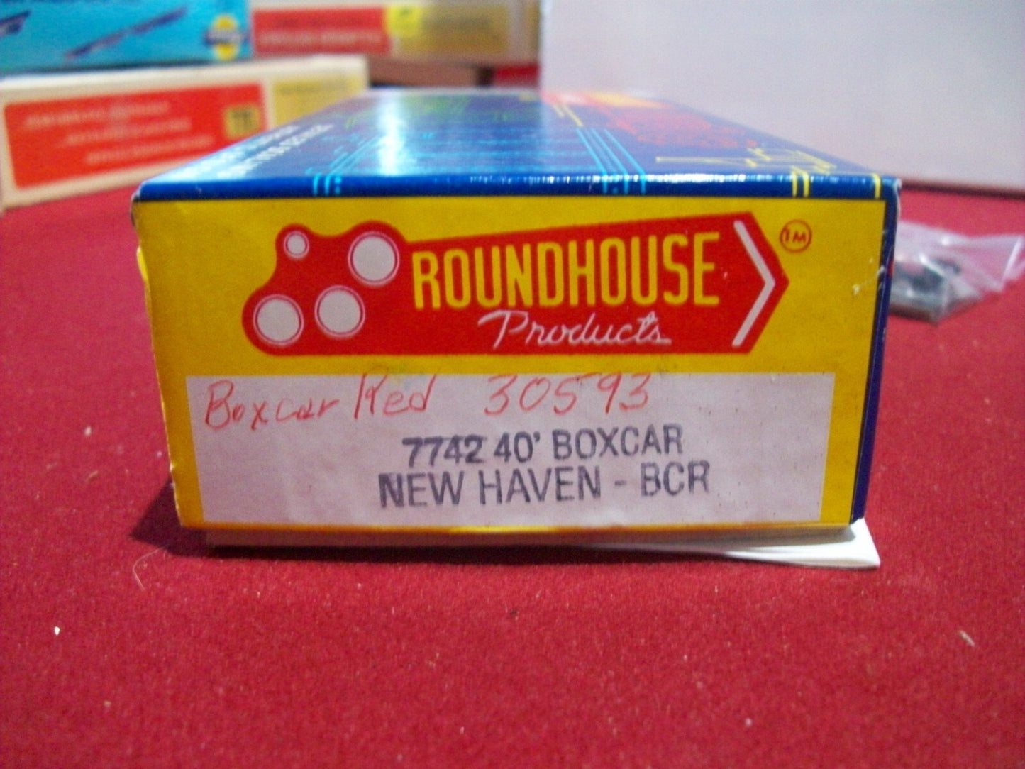 HO Scale Roundhouse 7742 40' Boxcar New Haven-BCR Lot#0559