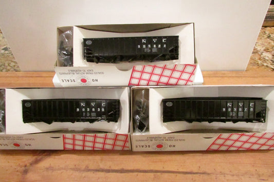 Ho Scale Steward Hobbies (3) 70Ton 14Panel Tiple Hopper Kit NYC Lot#3360