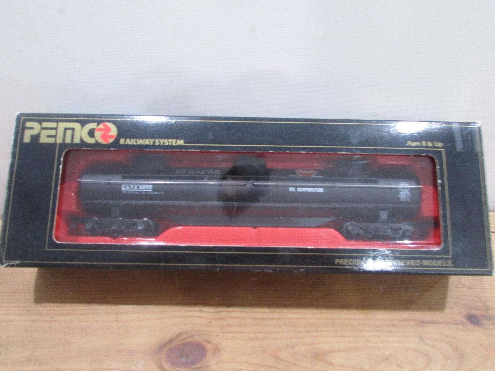 HO Scale Pemco 3451-034 60' Tank Car GULF Lot#3545