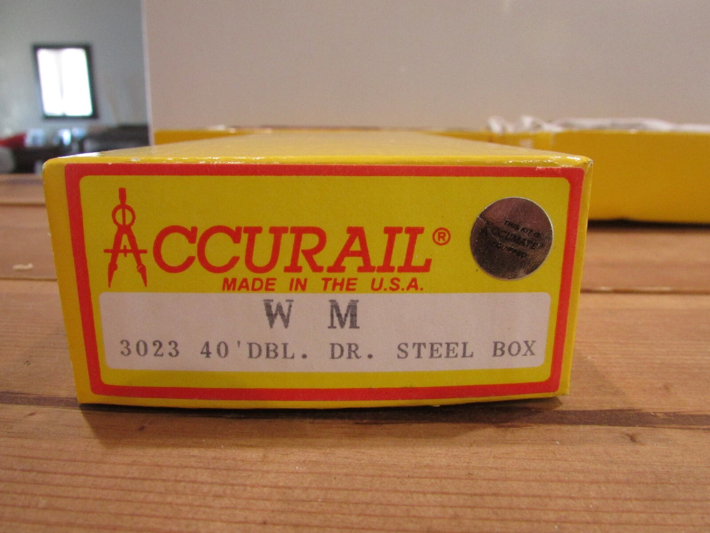 HO Scale Accurail 3023 (4)  40' DBL,DR Steel Box Car Lot#1982
