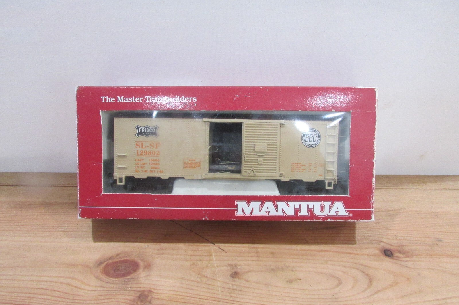 HO Scale Mantua 734-012 Heavy 41' Steel Boxcar Frisco LOT#0327