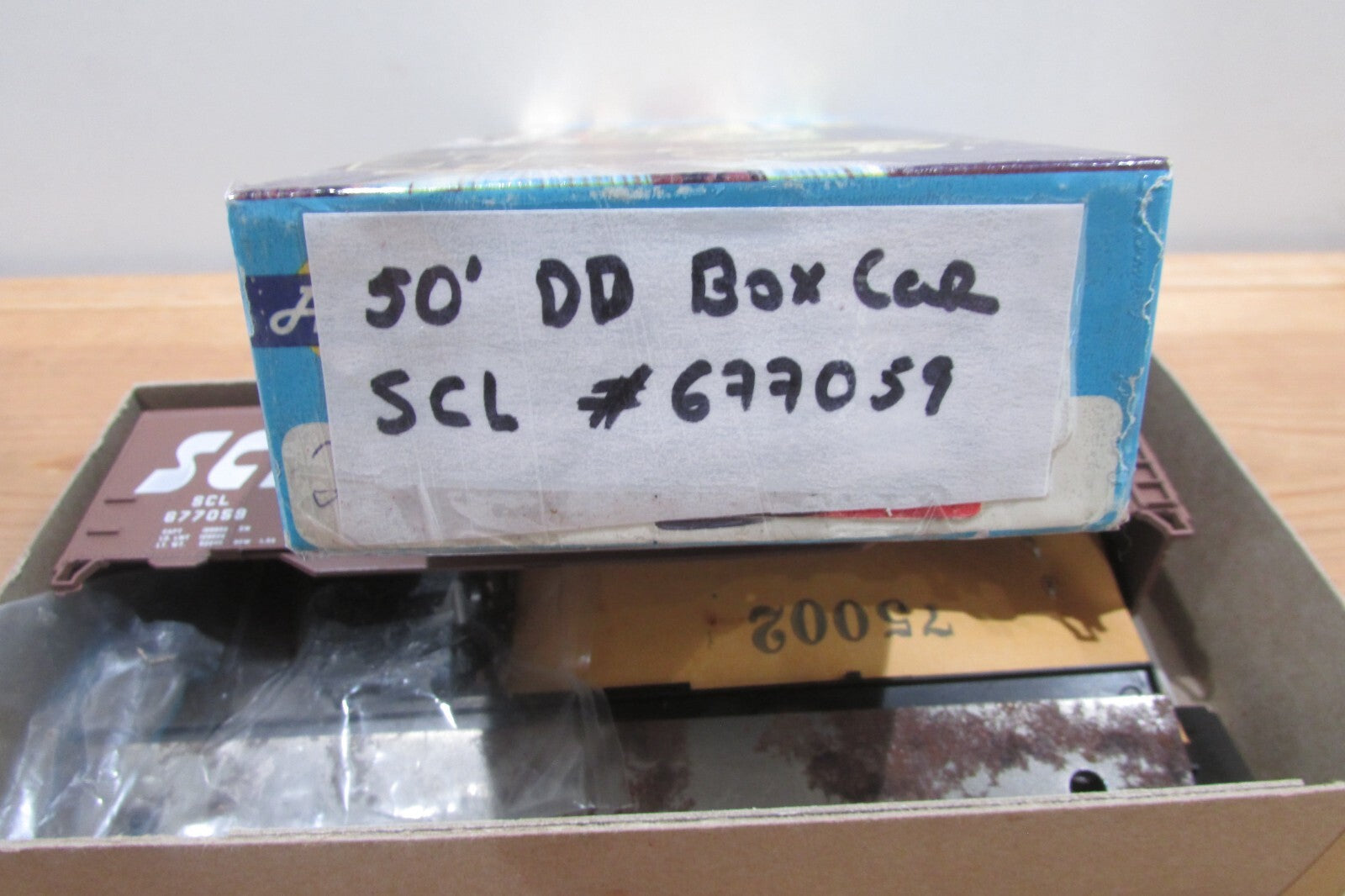 HO Scale Athearn 0000 Seaboard Coast Line double Door Box Car #877059