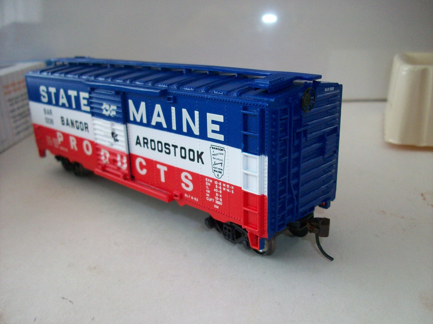 HO Scale Bachmann 17038 40' Boxcar Bangor & Aroostock