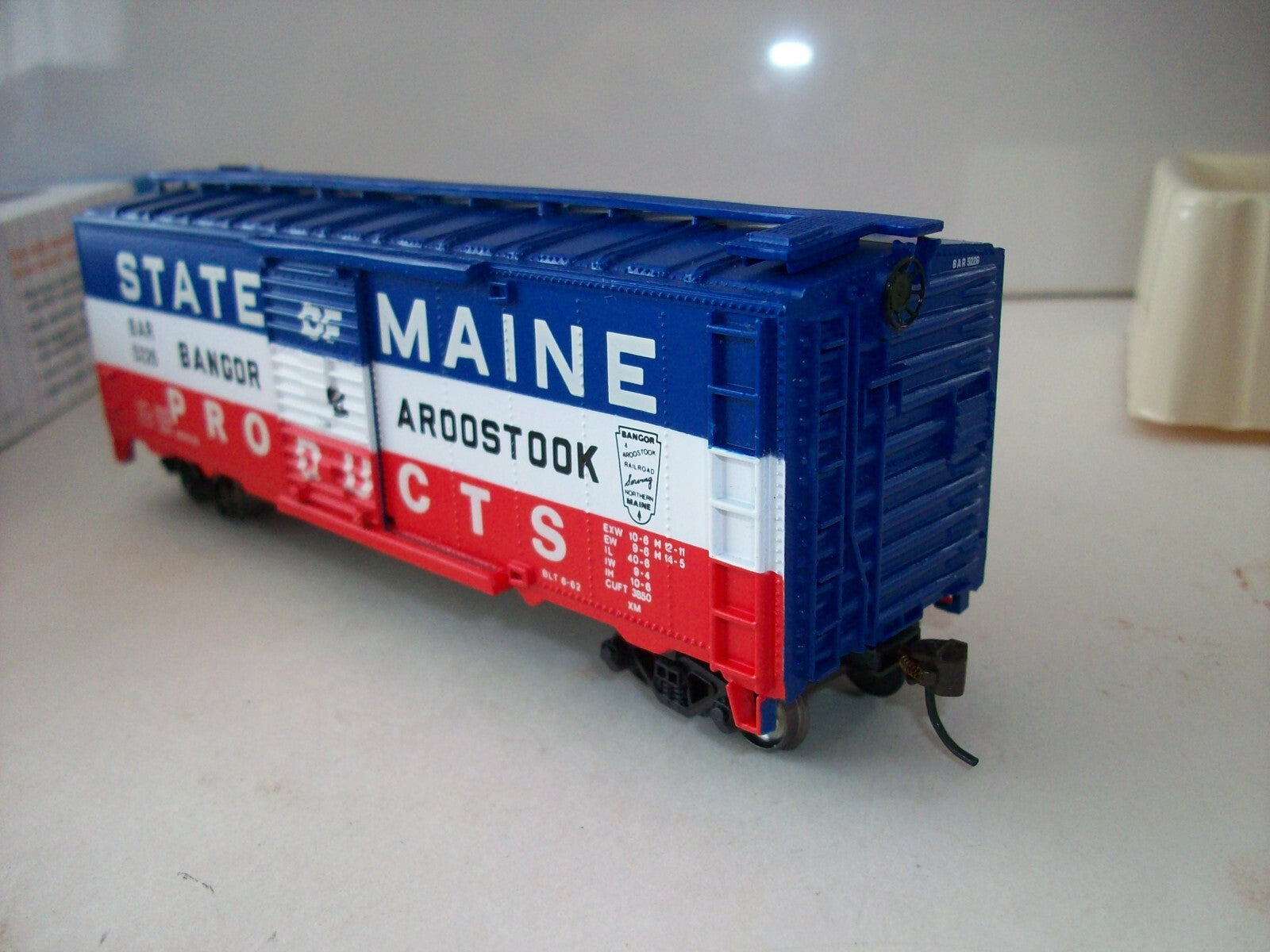 HO Scale Bachmann 17038 40' Boxcar Bangor & Aroostock
