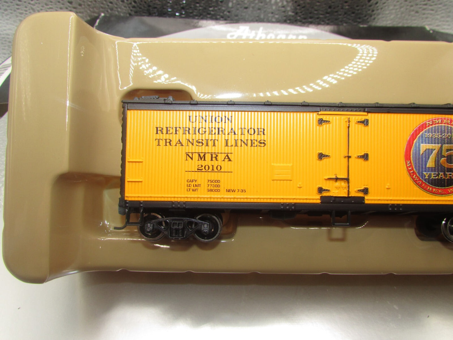 HO Scale Athearn 99402 NMRA 40' Wood-Side Reefer #2010 Lot#4039