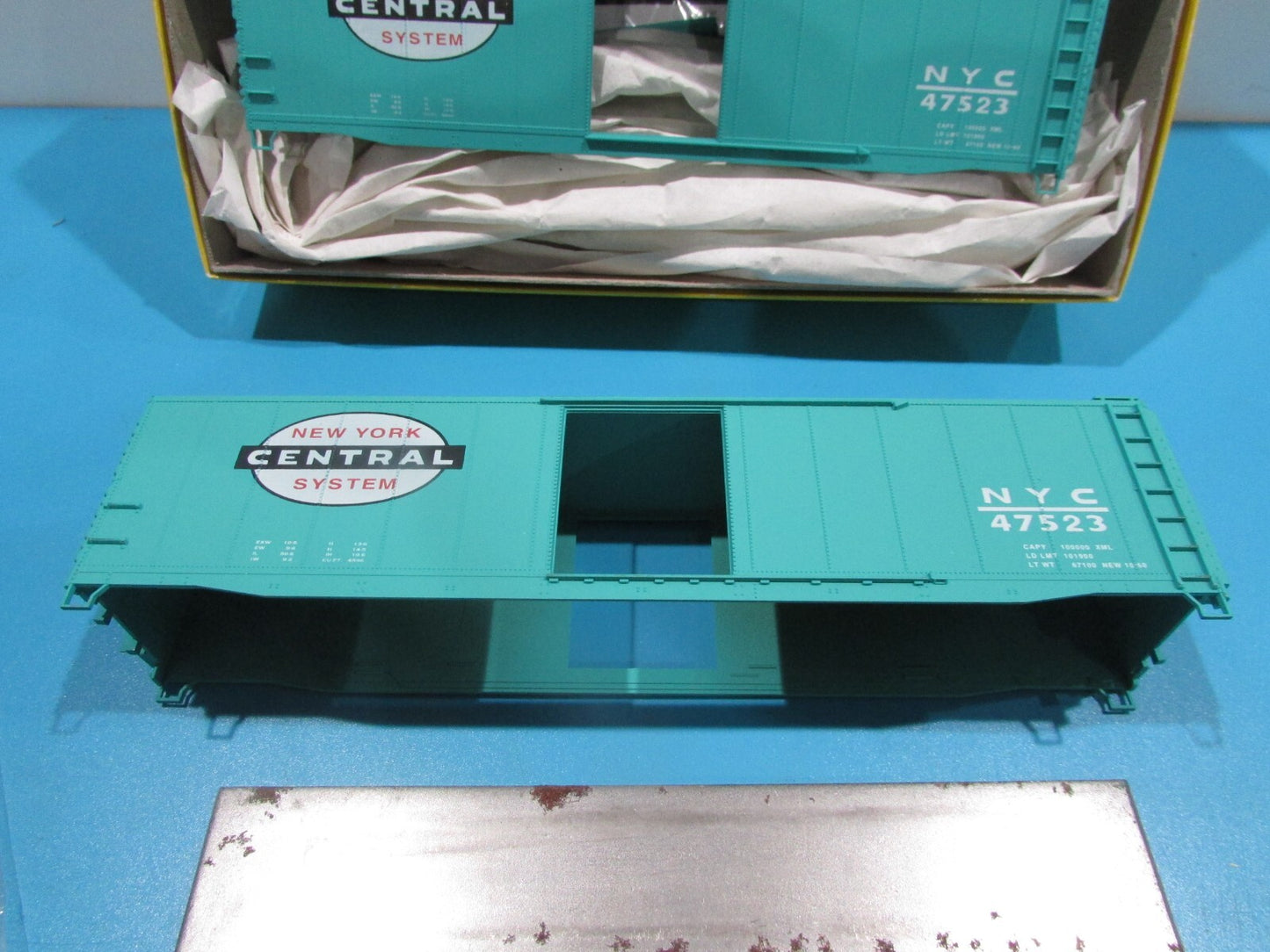 HO Scale Accurail 5004 AAR 50' Steel Box Cars NYC Lot#1214