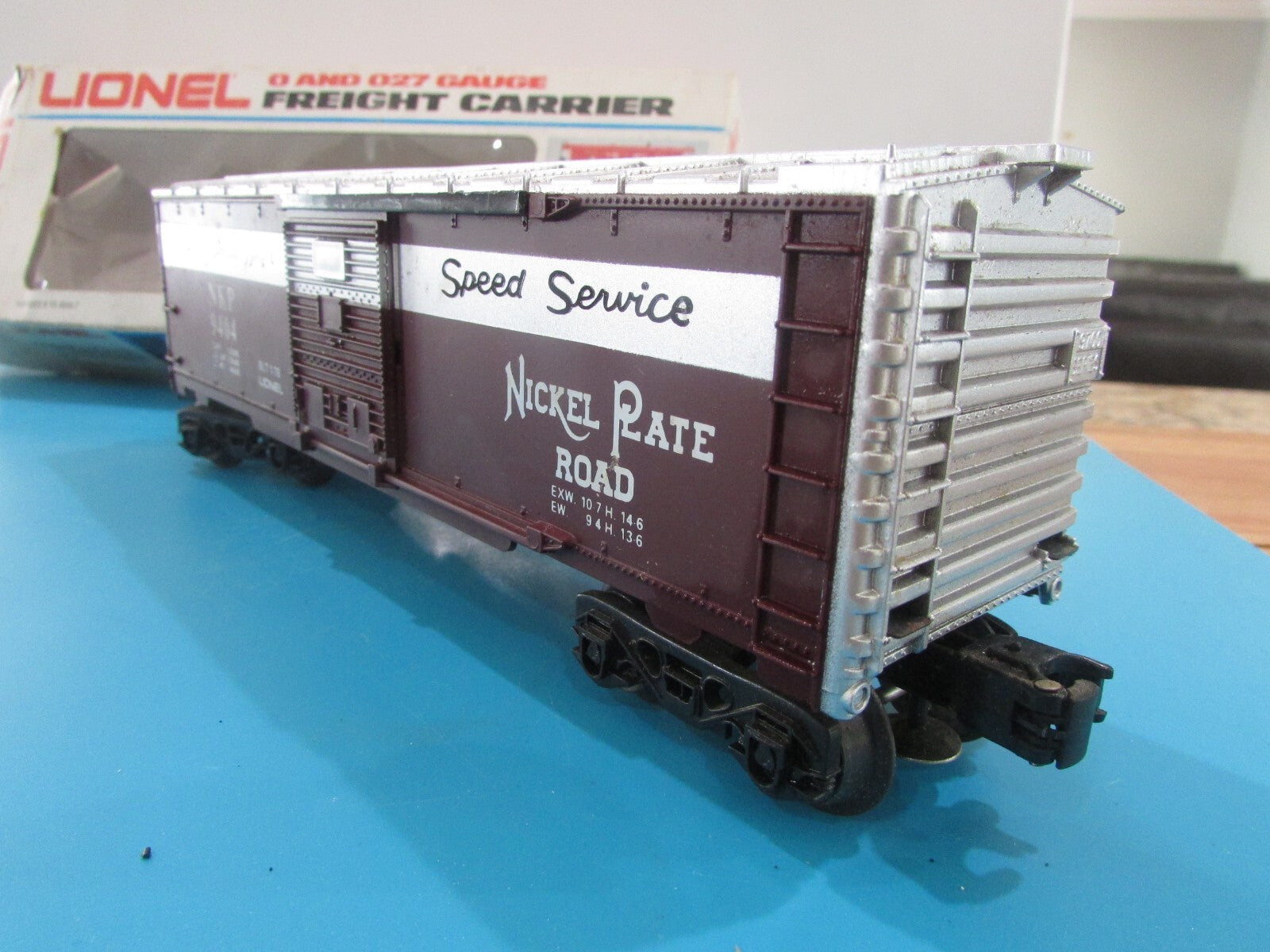O Scale Lionel 6-9404 Nickel Plate Box Car Lot#1674