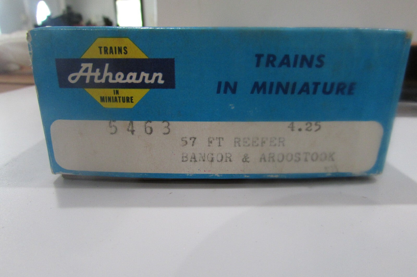 HO Scale Athearn 5463 57ft Reefer Car B.A.R. Bangor & Aroostook Kit #11128