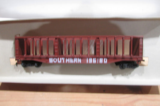 HO Scale AHM 5392G Pulpwood Rack Car Southern #196180