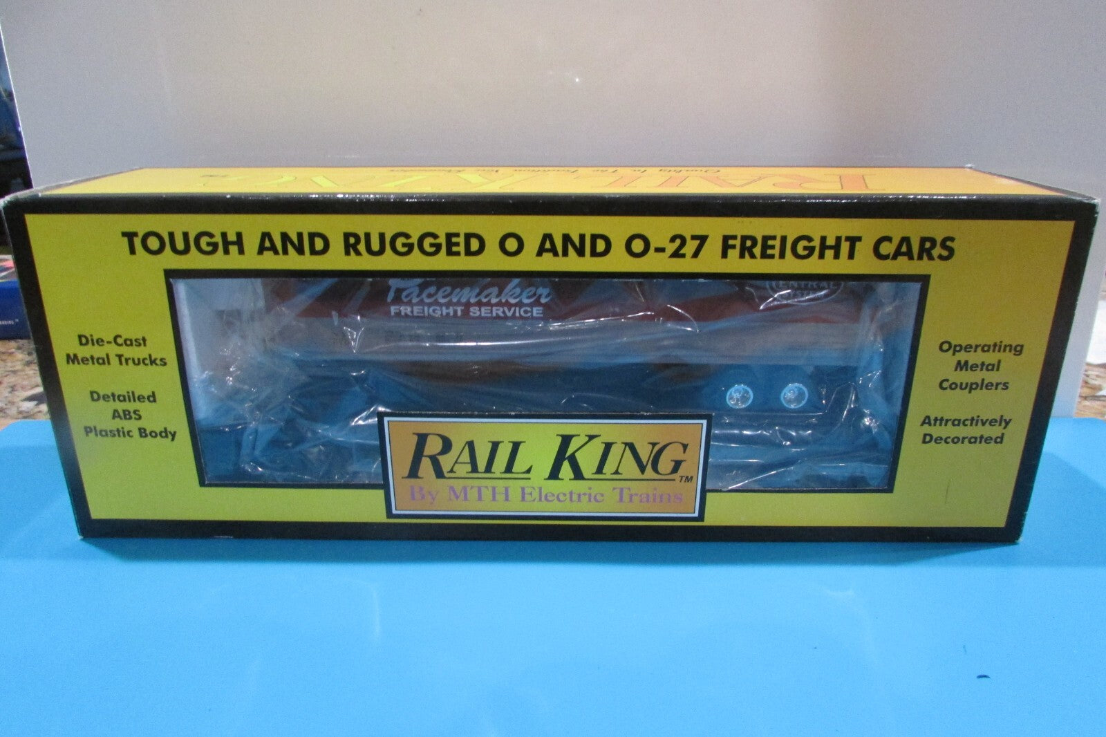 O SCALE MTH 30-7608 NYC Pacemaker Semi-Scale Flat Car w/Trailer  Lot#0676