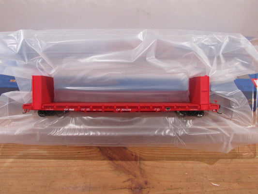 HO Scale Walthers PullmanStandard 60' Bulkhead Flatcar Canadian Pacific Lot#3091