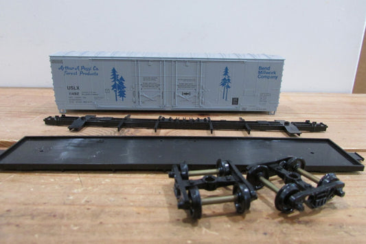 HO Scale Derails West Models Bend Millwork Comp, 50' Double Plug Door  Lot#4718