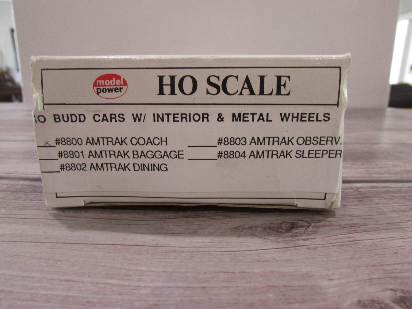 HO Scale Model Power Item#8800 Amtrak Budd Coach Car Lot#3949