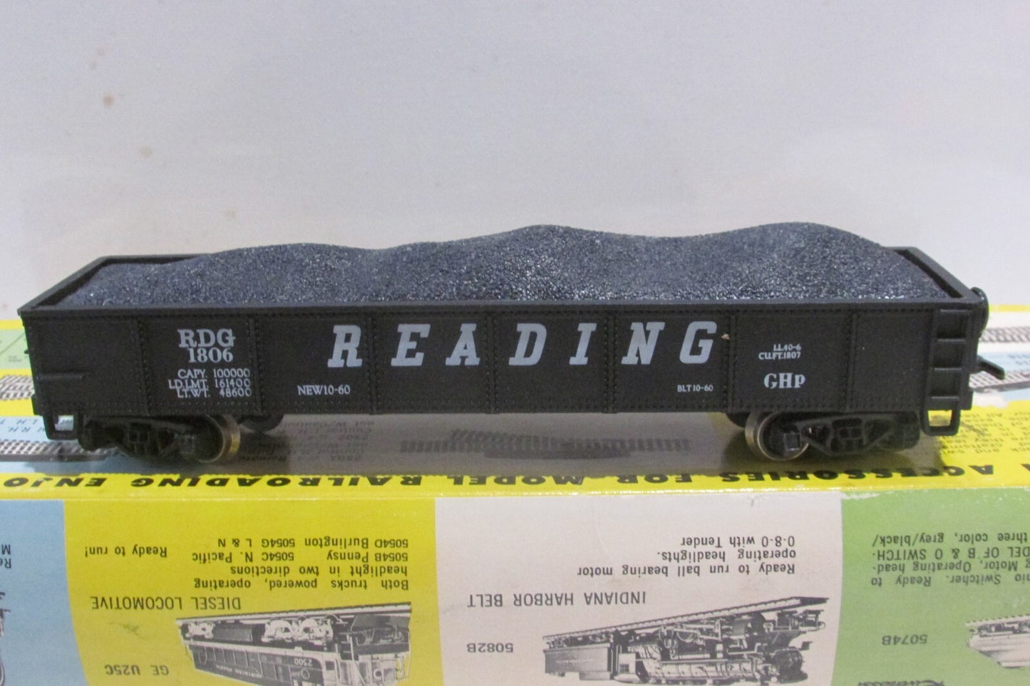 HO Scale Ahm (4) Assorted Gondolas Cars Lot#0414