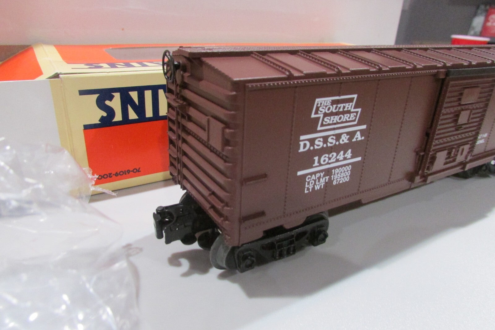 O SCALE Lionel 6-16244 Duluth South Shore & Atlantic Boxcar Lot#0525