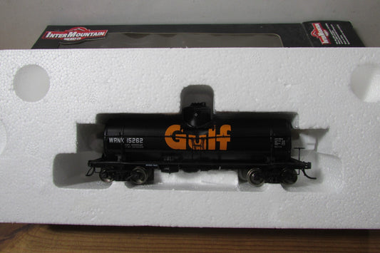 HO Scale InterMountain 46203-28 10.000 Gallon Tank Car Gulf # 15262 Lot#4143