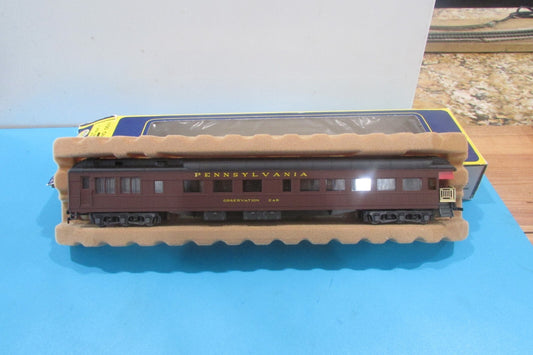 HO Scale Rivarossi 6202 Pennsylvania 1920's Observation Passenger Cars Lot#2761