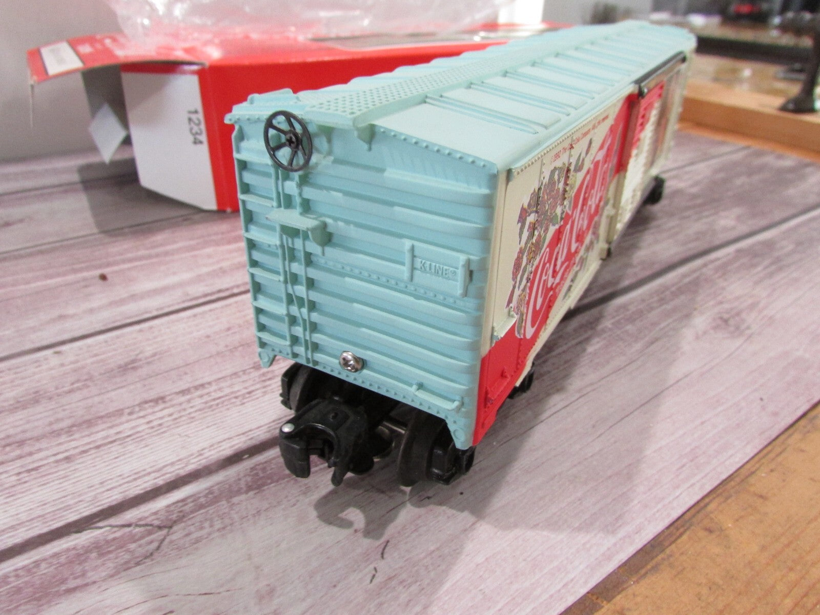 O Gauge K-Line K6471 Coca-Cola For All Seasons 1992 Boxcar Lot#3135
