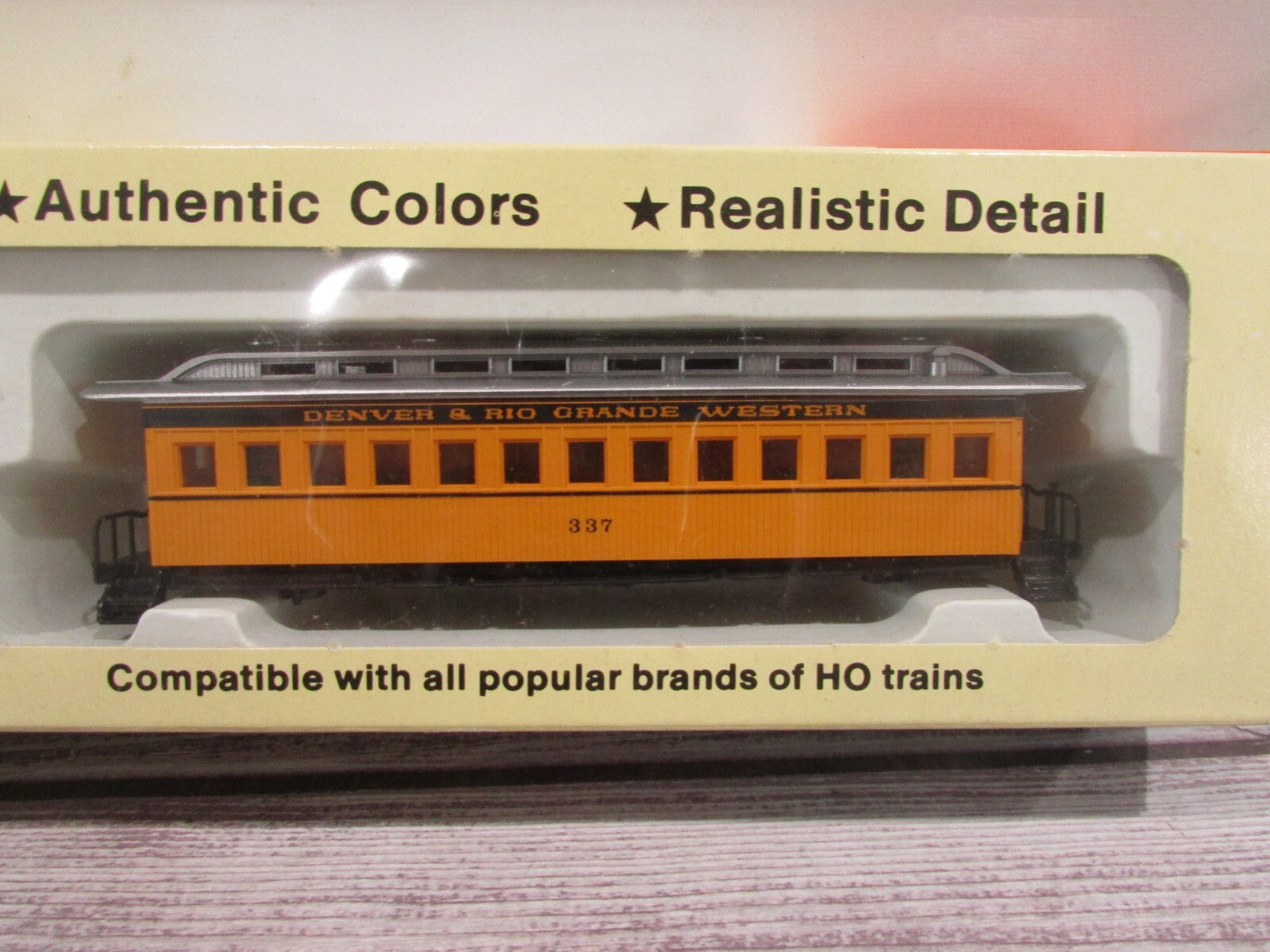 HO Scale Con-Cor (4) Old Timer Rio Grande Passenger Cars Kits Lot#3148