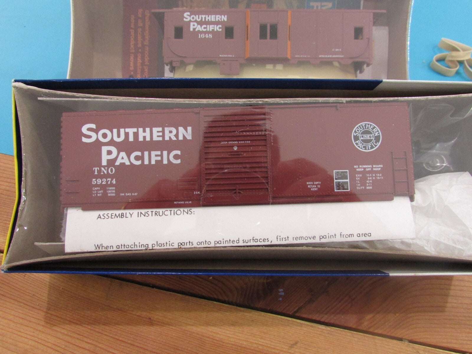 HO Scale Assorted Freigth Cars Kits Southern Pacific  Lot#1615