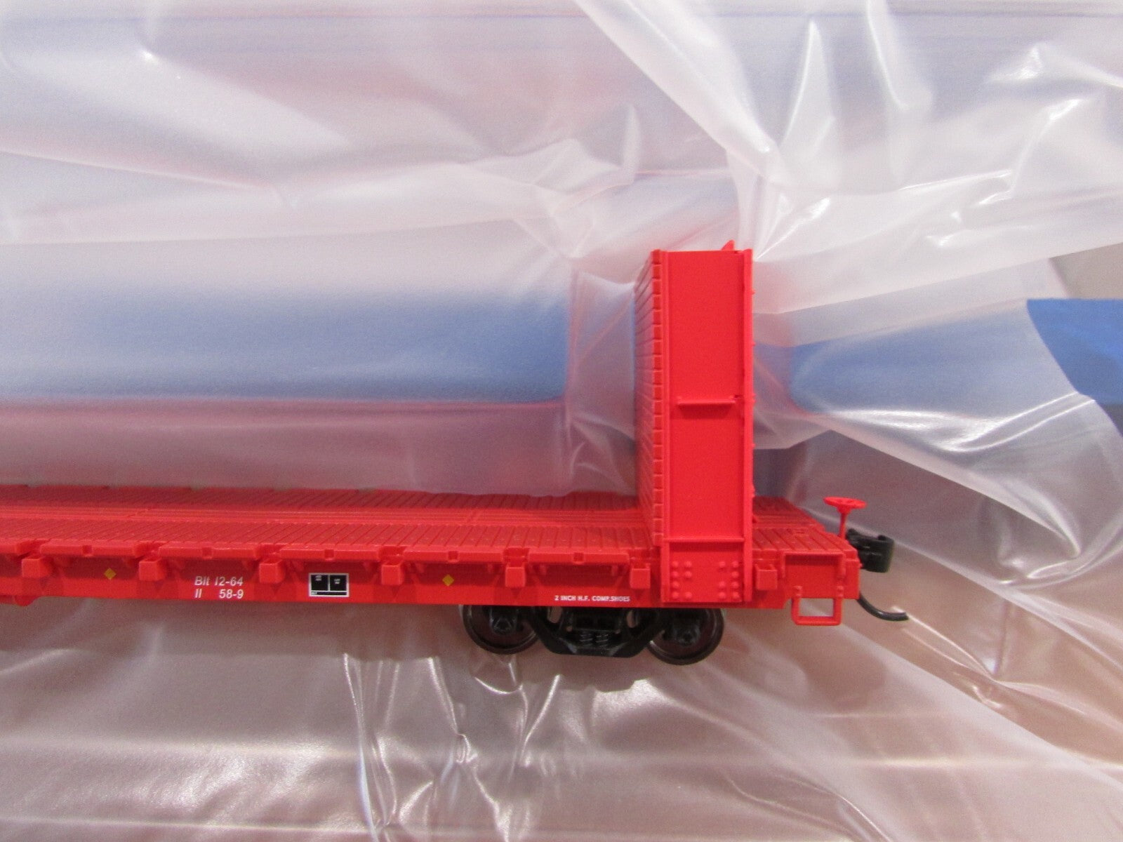 HO Scale Walthers PullmanStandard 60' Bulkhead Flatcar Canadian Pacific Lot#3091