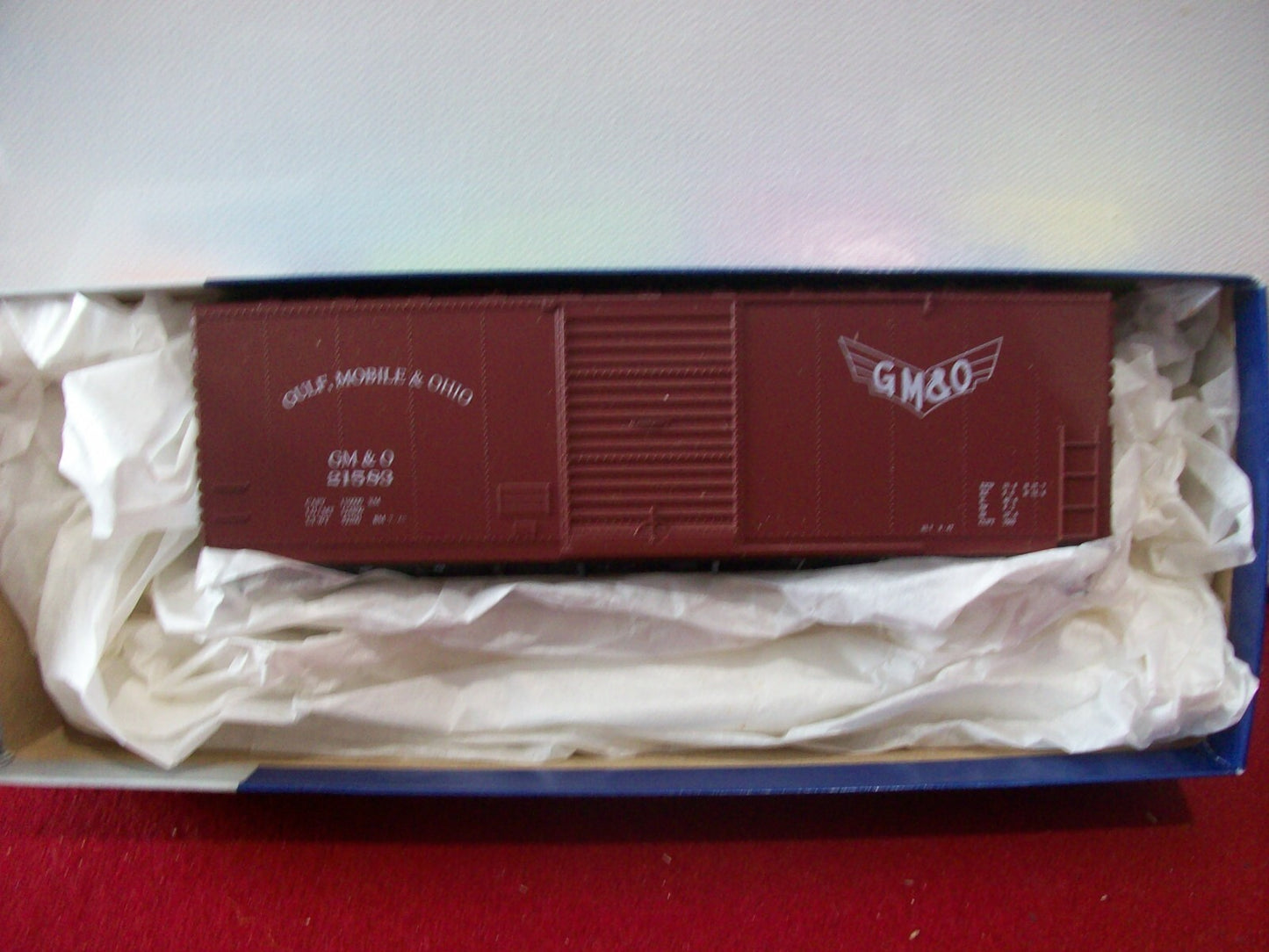 HO Scale Roundhouse 1112 40' Boxcar Car Kit Gulf,Mobile & Ohio Lo#0513